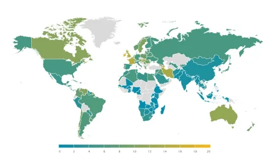 2022年血友病每10万人患病率